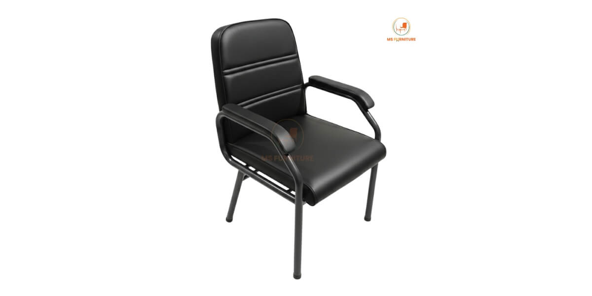 Office Desk Visitor Chair-MS Frame-Artificial Leather-M178 | MS ...