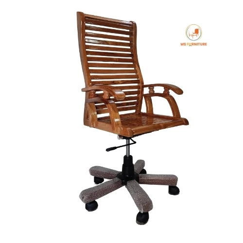 Manager Office Swivel Chair-Sagun Wood-M02S